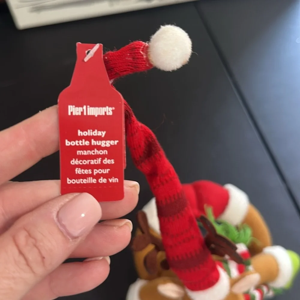 Pier 1 holiday reindeer bottle hugger